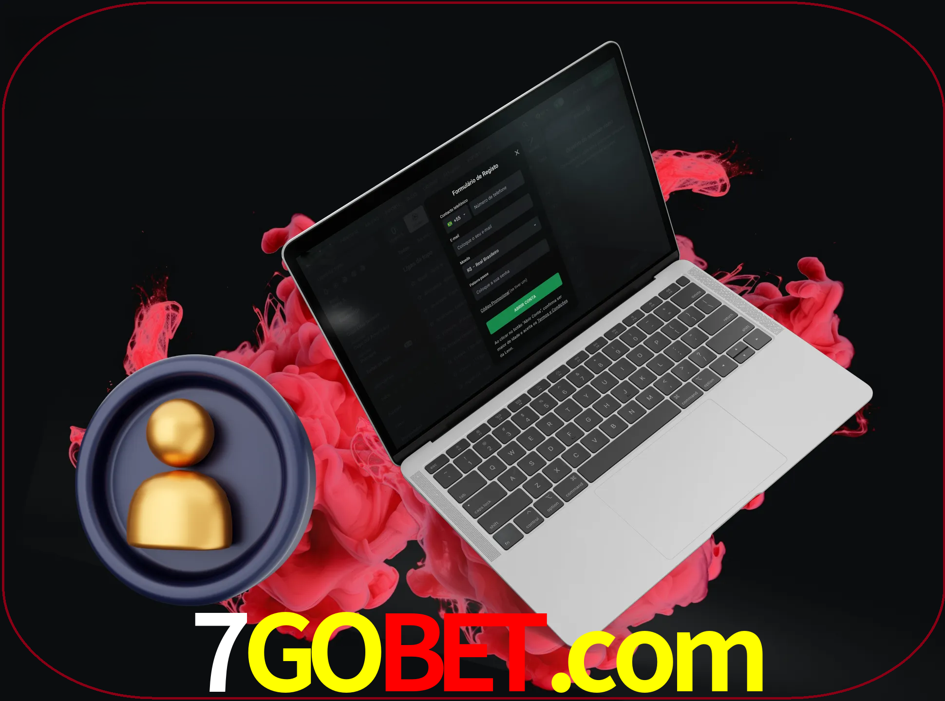No cabeçalho do site 7gobet, clique no botão que o levará a um formulário especial onde terá de introduzir as suas informações actuais.