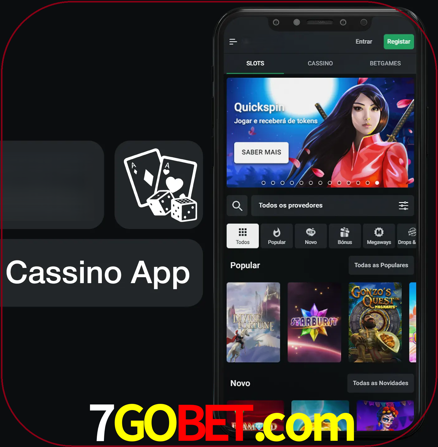 Jogue jogos de cassino e ganhe.